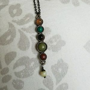 Lia Sophia stone necklace